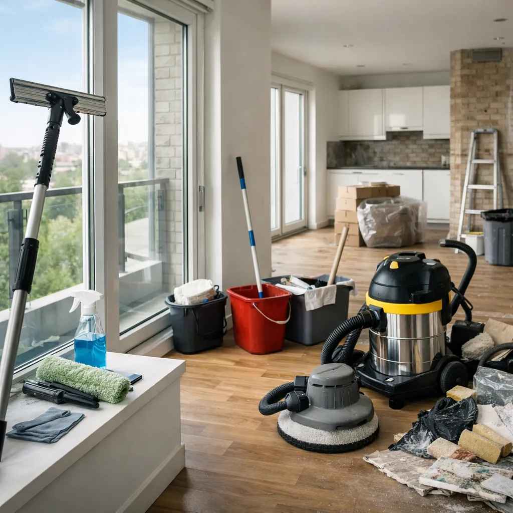 Nettoyage spécifique vitres fin de bail après travaux à Vesoul - RD Ménage à domicile